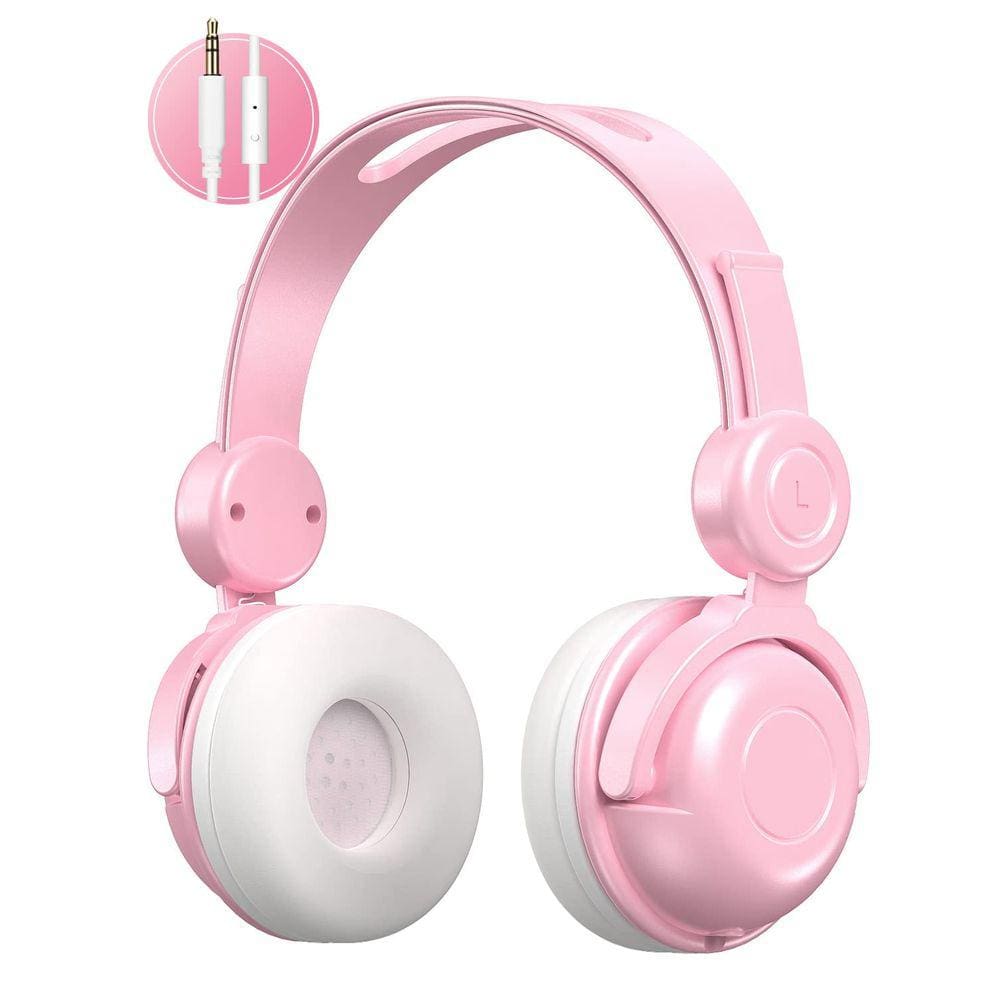 Fones de ouvido para crianças com fio e microfone, limite de volume Pi de 85 dB