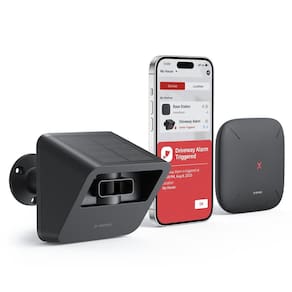 Alarme de garagem X-Sense alimentado por energia solar com sensor de movimento SBS50