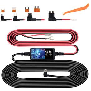 Kit Dash Cam Hardwire Plozoe 12V-24V a 5V com 4 torneiras de fusíveis