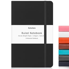 Caderno Huhuhero Lined Journal 5,25 x 8,25" com capa dura