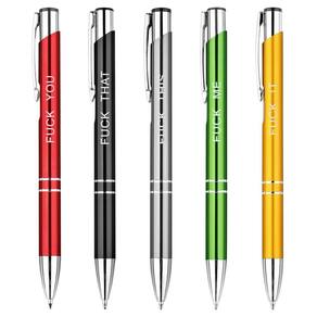 Canetas esferográficas Tphox, conjunto de 5 artigos de escritório Funny Novelty