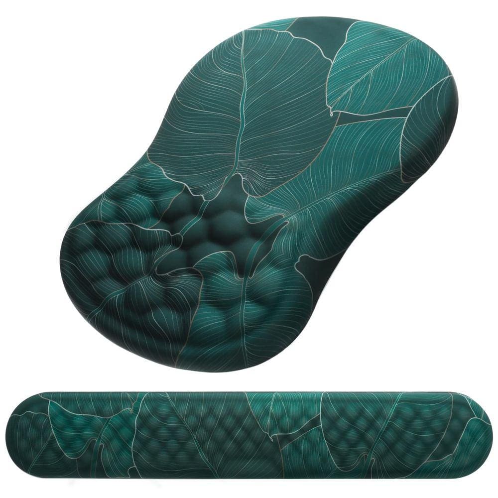 Suporte de pulso, mouse pad e teclado, descanso de pulso Laokiiy