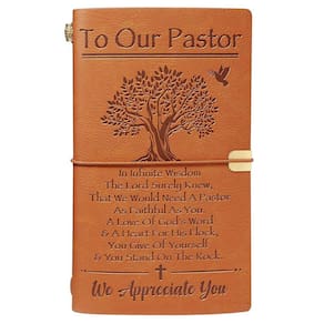 Presentes do Journal BaubleDazz Pastor para homens, 140 páginas, recarregáveis