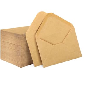 Envelopes de vale-presente Joyberg, pacote 150, 10,16 x 7 cm, Brown Kraft