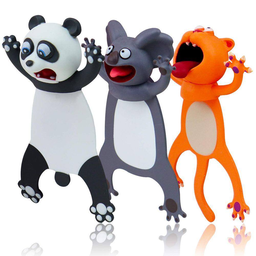 Marcadores GoosWeXMZL Funny Wacky Pals 3 unidades para crianças em PVC