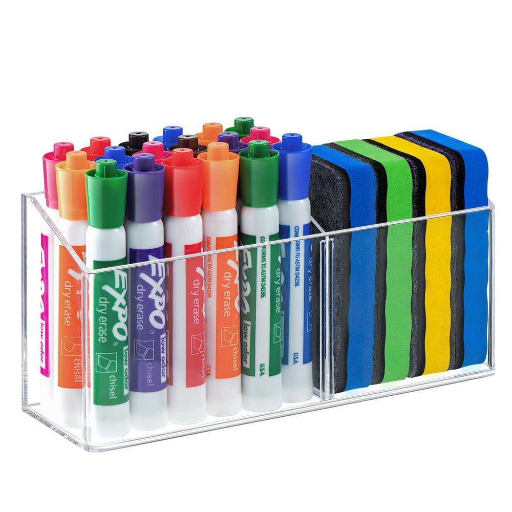 Suporte magnético para marcadores apagáveis a seco Simetufy para quadros brancos