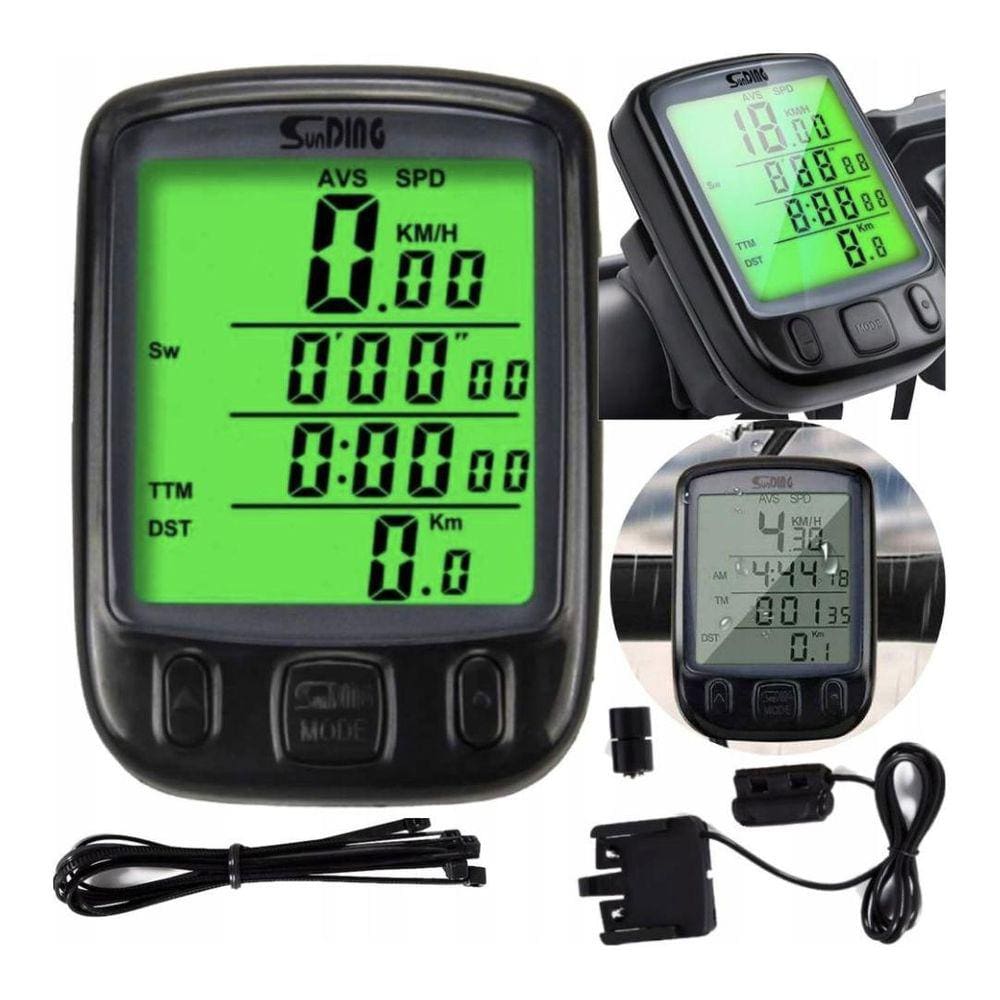 Velocímetro De Bike Com Led No Visor Ciclismo Profissional