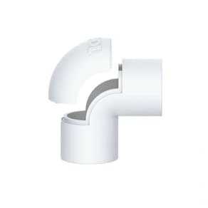 Joelho Pvc 3-4" Para Eletroduto Branco Inpol