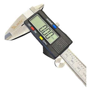Paquímetro Digital 150Mm Inox Com Certificado Rastreável