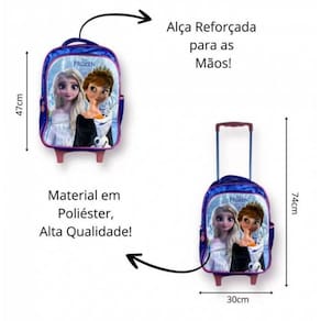 Mochila De Rodinhas Frozen - Xeryus