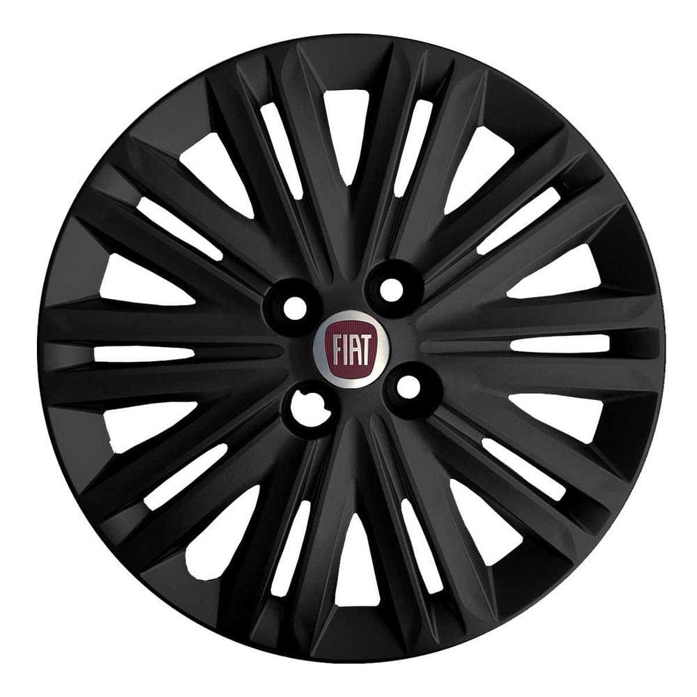 Calota Punto Idea Siena Aro 15 Preto 208CP - Grid Calotas