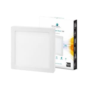 Painel Smart Led Quadrado Sobrepor 18w Cct 3000-6000k Gaya