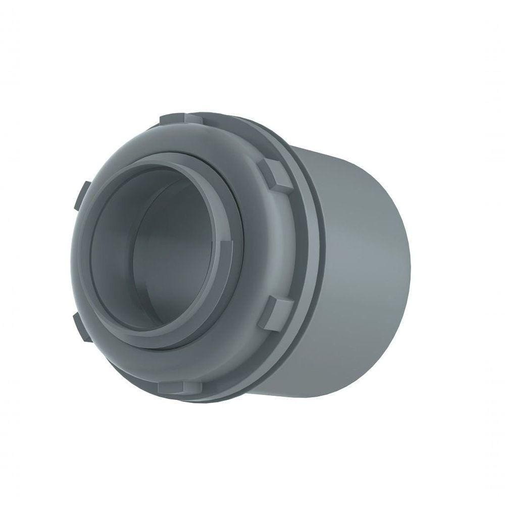 Box Reto Pvc 1" Para Eletroduto Cinza Inpol