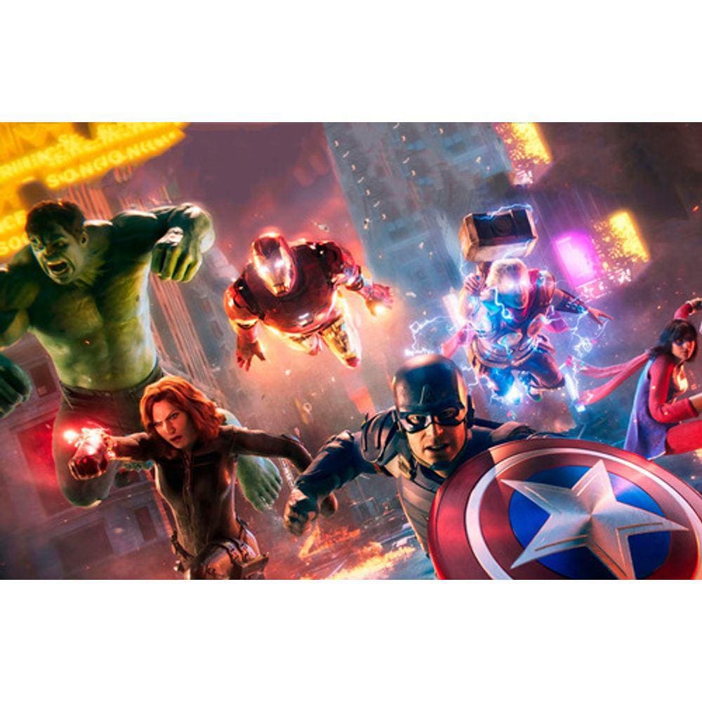 Quebra-cabeça Personalizado Avengers Video-game 120 Peças