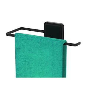 Suporte Multiuso Porta Papel Toalha De Banheiro Cozinha Adesivo Preto Fosco - 193PT Future