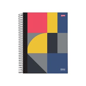 Caderno Espiral Essentials Quadrado Matéria 80 Folhas