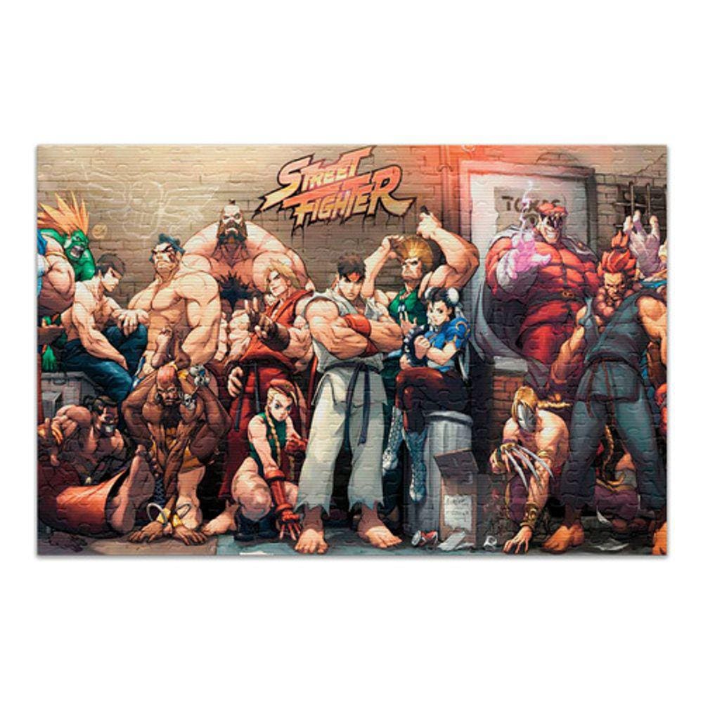 Quebra Cabeça Personalizado Street Fighter 120 Peças