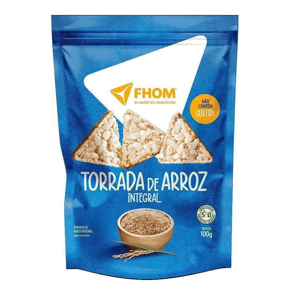 Pacote Torradas De Arroz Integral S Glúten Slactose Vg 100G