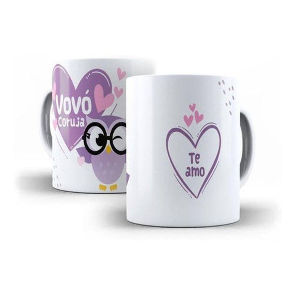 Caneca Vovó Coruja - Presente Vó