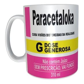 Caneca Divertida Paracetaloka