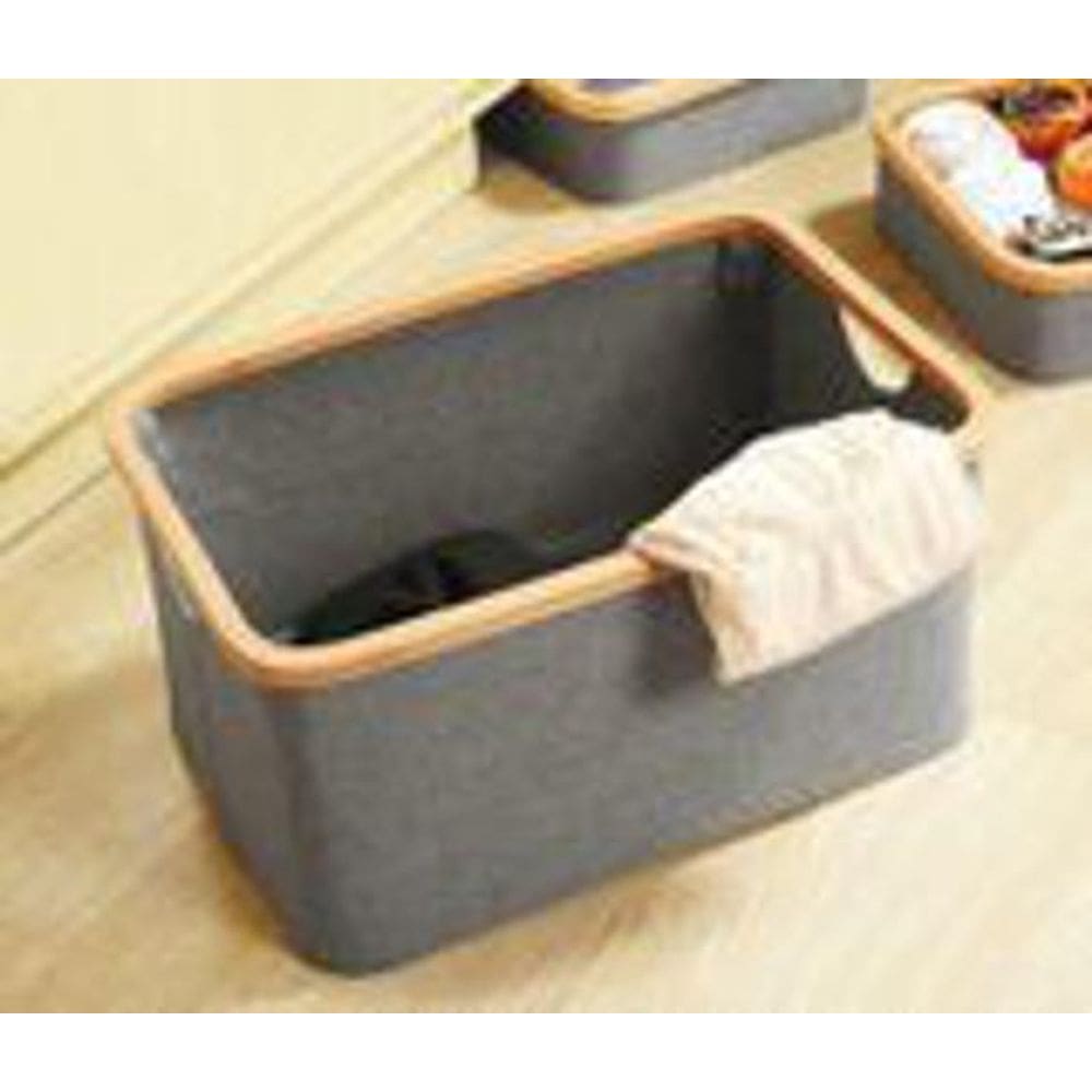 Bh20404 Cesto P/Lavanderia Com Bambu Gre