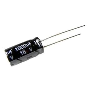 10 Peças Capacitor Eletrolítico 1000Uf 16V 1000 X 16 105ºc