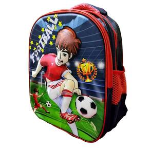 Mochila Escolar Infantil Média Football 3D NS