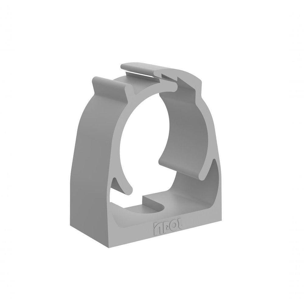 Abraçadeira Pvc 3-4&quot; Para Eletroduto Cinza Inpol