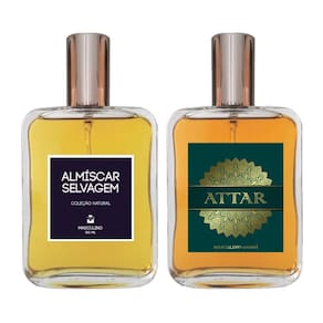 Kit Perfume Masculino - Almíscar Selvagem + Attar 100Ml