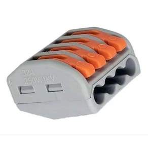 100 Pçs Conector Borne Emenda 4 Fios - Modelo Pct-214