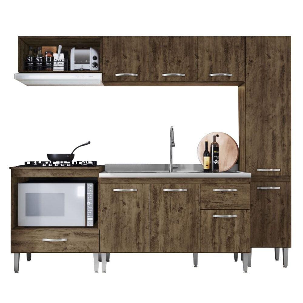 Cozinha Completa Modulada 9 Portas Larissa Itaúba