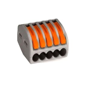05 Pçs Conector Borne Emenda 5 Fios - Modelo Pct-215