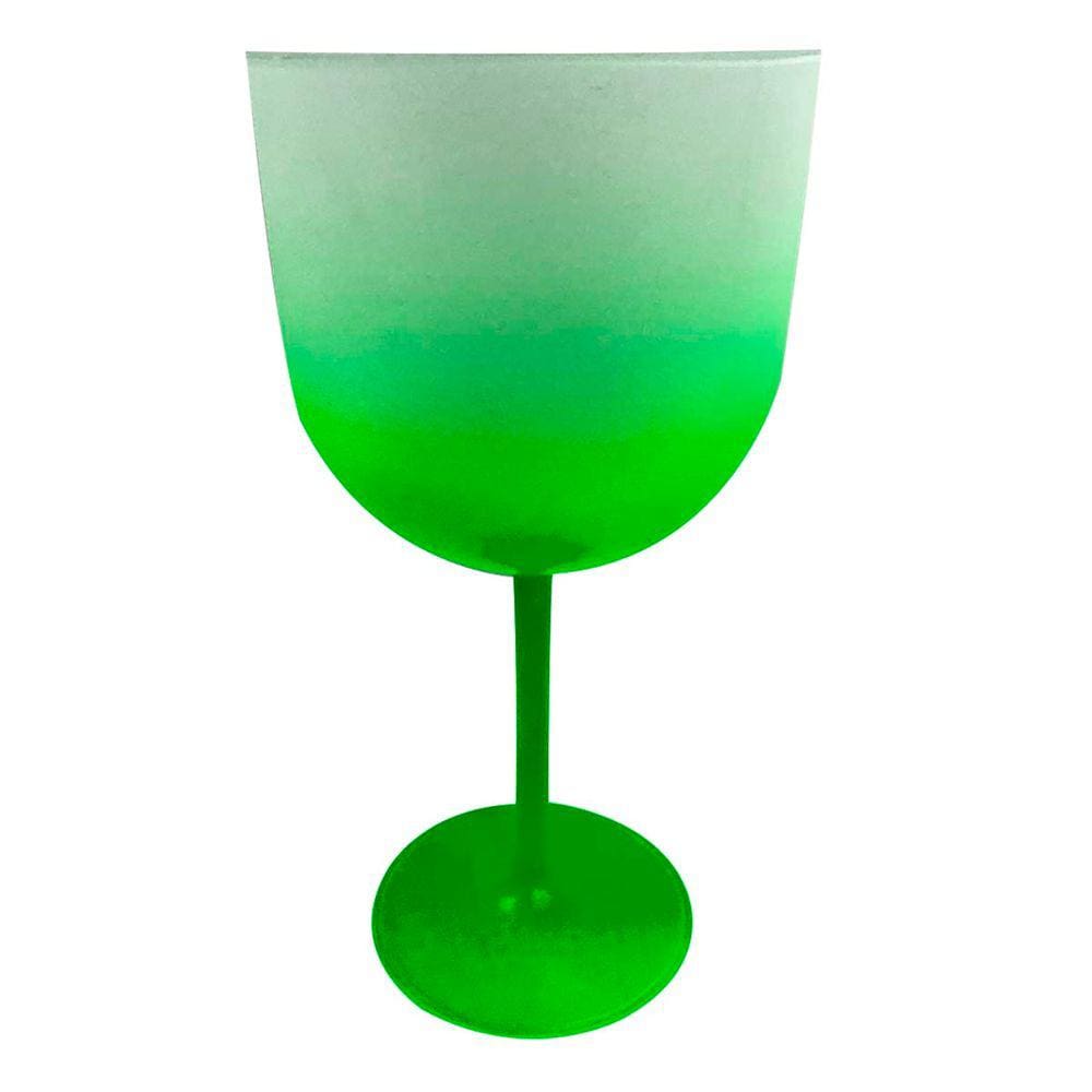Taça de Gin Acrílico Jateada Tons Variados - 600mL