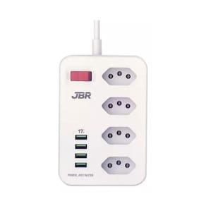 Extensor Elétrico 4 Tomadas / 4 USB - Bivolt - Rápido