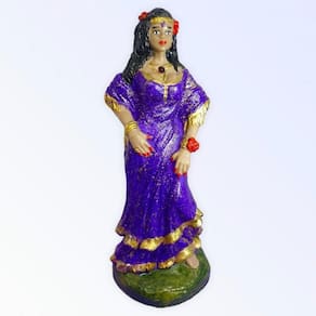 Escultura Cigana Em Resina 15 Cm Umbanda Candomblé