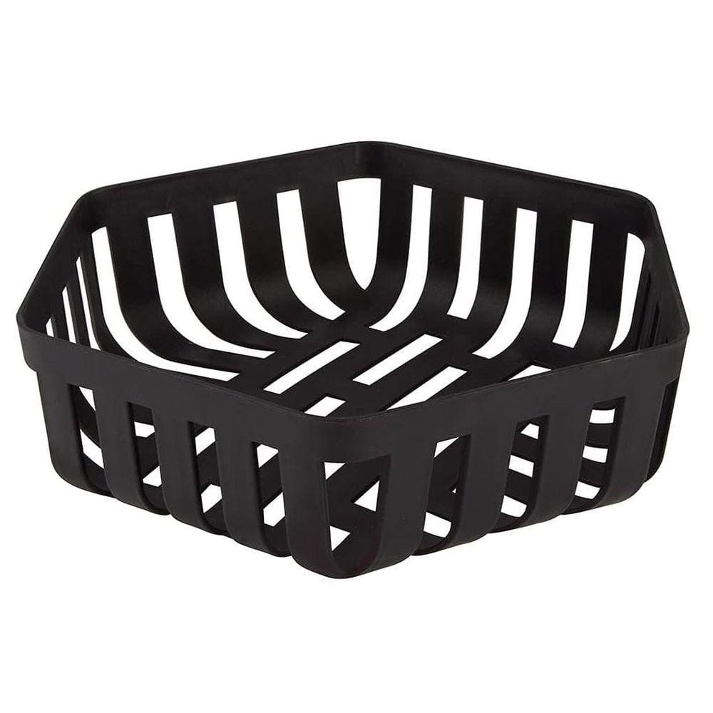 Fruteira Hexagonal Preta - Mor