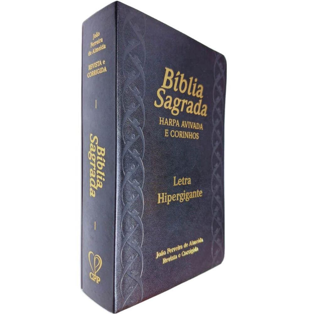 Biblia Sagrada Letra Gigante Com Harpa Avivada Letras Jesus Em Vermelho ...