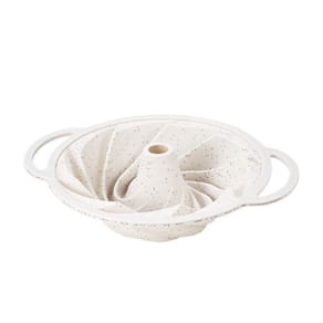 Forma Assadeira Silicone Espiral Flan Antiaderente Vanilla