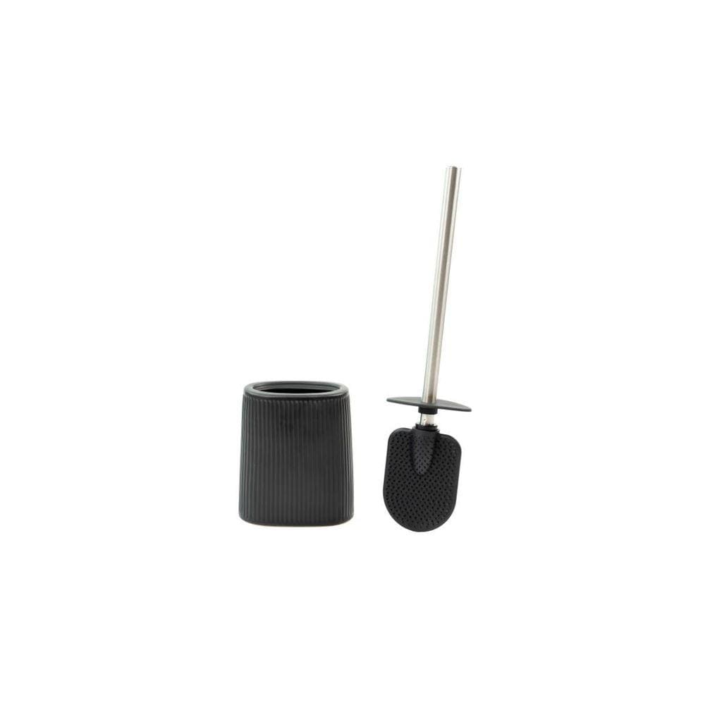 Escova Sanitaria Privada Vaso Banheiro Silicone E Cerâmica
