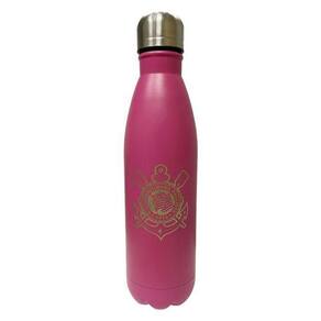 Garrafa Cantil Inox Corinthians Rosa 750 Ml - 1307