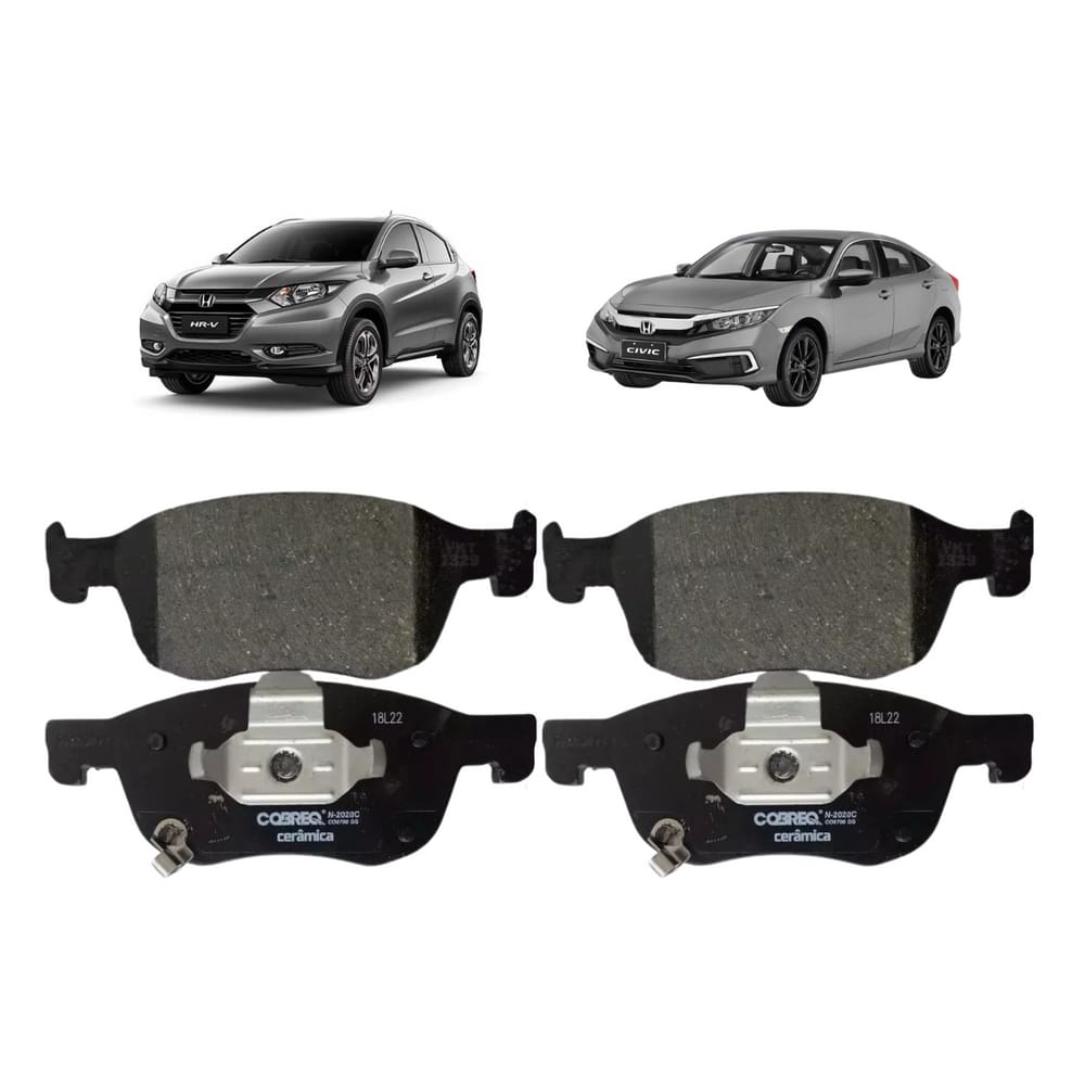 Par Pastilha Freio Cobreq Dianteira Honda Civic 2.0 I-Vtech 2019 A 2023