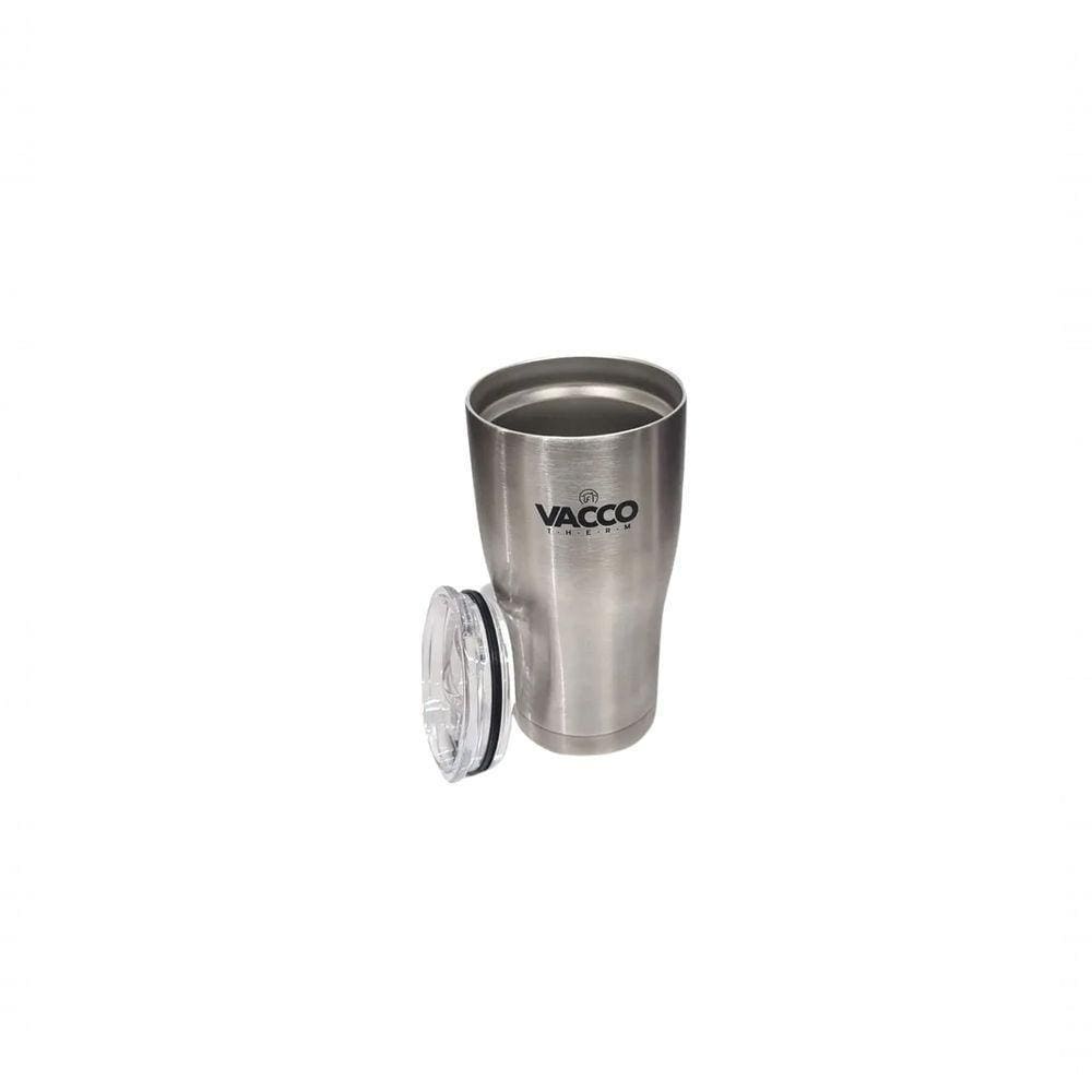 Copo Térmico De Inox Com Tampa Em Acrílico 650ml - Vacco