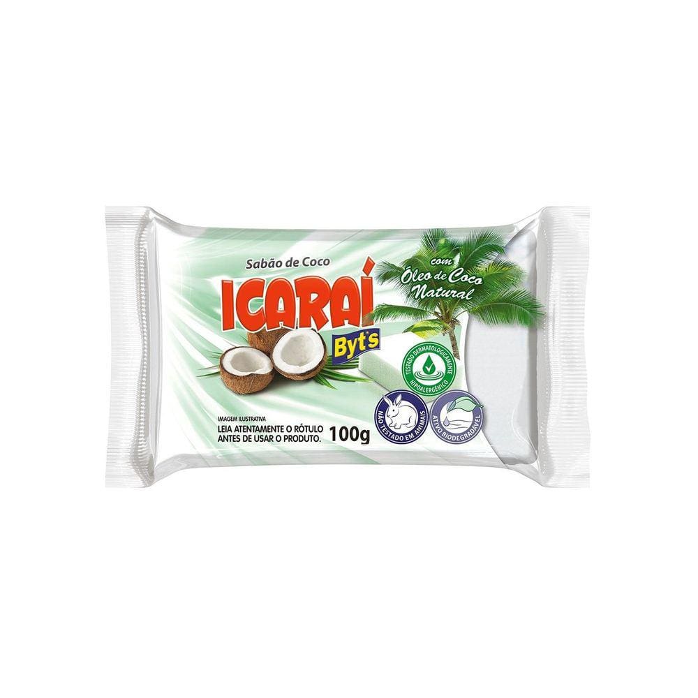 Icaraí Sabão De Coco Tradicional 100G