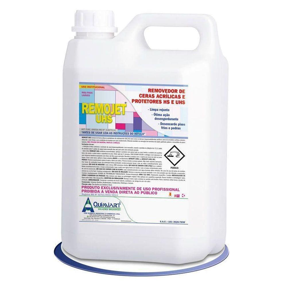 Remojet Uhs Removedor De Cerais Acrililica Quimiart 5L