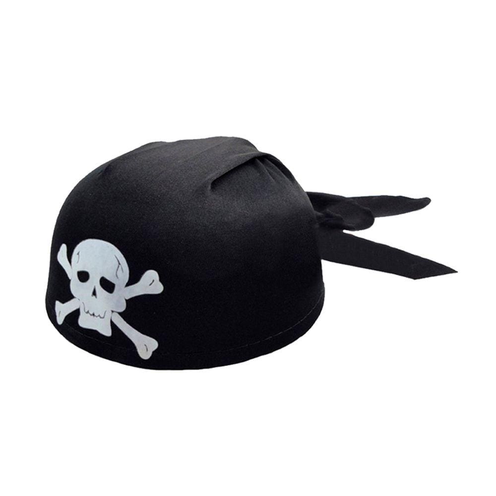 Chapéu Coquinho Pirata com Caveira e Bandana