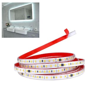 Fita Led SMD 6500K 127V 3 Metros Fita Dupla Face Plug Conector Perfil Gesso Sanca Ambiente Interno Externo