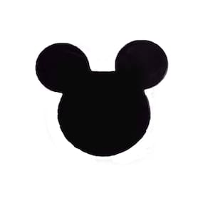 Mini Latinha com Orelhas Mickey Preto - 10 Unidades