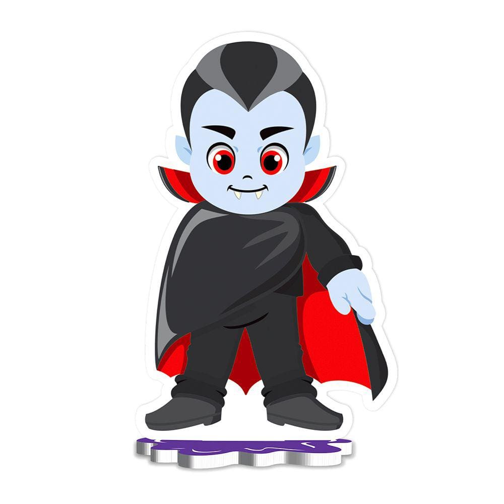 Enfeite de Mesa Halloween Vampiro EVA - 17cm x 11cm