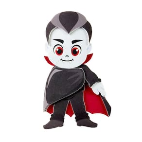 Painel Decorativo Halloween Vampiro EVA - 18cm x 11cm