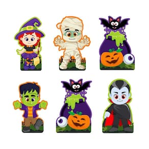 Kit Enfeite de Mesa Halloween Cute EVA - 6 Itens